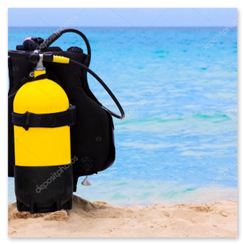 Aufgeräumte Flaschenablage und Ventile